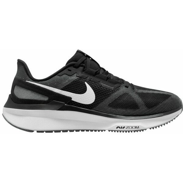 iCL Y jO X|[c Nike Men's Structure 25 Running Shoes Black/White/Grey