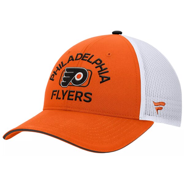 ファナティクス メンズ 帽子 アクセサリー NHL Adult Philadelphia Flyers 2024 Authentic Pro Rink Orange Trucker Hat -