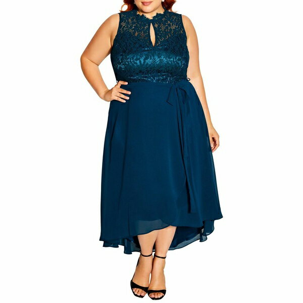 ƥå ǥ ԡ ȥåץ Plus Size Hi Lo Lover Sweetheart Dress Green