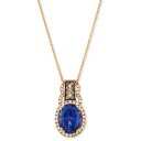ルヴァン レディース ネックレス・チョーカー・ペンダントトップ アクセサリー Blueberry Tanzanite (2-1/2 ct. t.w.) & Di...