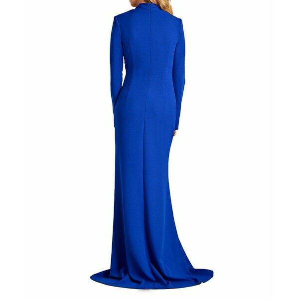 タダシショージ レディース ワンピース トップス Markum Long-Sleeve Flounce Gown Mystc