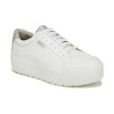 ドクター・ショール レディース スニーカー シューズ Women's Time Off Max Platform Sneakers White/Gold Fau...
