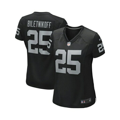ナイキ レディース カットソー トップス Women's Fred Biletnikoff Black Las Vegas Raiders Game Retired Player Jersey Black ナイキ レディース カットソー トップス Women's Fred Biletnikoff Black Las Vegas Raiders Game Retired Player Jersey Black