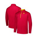 ファナティクス メンズ パーカー・スウェットシャツ アウター Men's Cardinal USC Trojans Big Tall Defender Quarter-Zip Top Cardinal(4)
