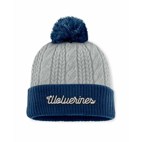 ȥåס֡ ǥ ˹ ꡼ Women's Gray/Navy Michigan Wolverines Be...