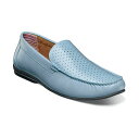 ステイシーアダムス メンズ スリッポン・ローファー シューズ Men's Conroy Perfed Slip On Shoe Light blue(4)