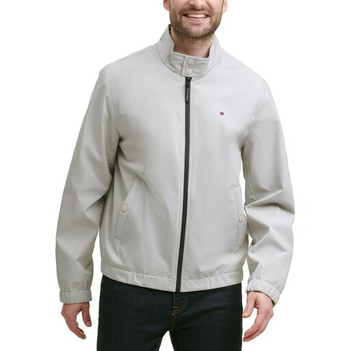 トミー ヒルフィガー メンズ ジャケット&ブルゾン アウター Men's Stand-Collar Jacket Oyster トミー ヒルフィガー メンズ ジャケット&ブルゾン アウター Men's Stand-Collar Jacket Oyster