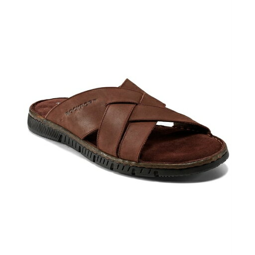ロックポート メンズ スリッポン・ローファー シューズ Men's Jaya Slip-On Casual Flat Sandals Dark natural leather ロックポート メンズ スリッポン・ローファー シューズ Men's Jaya Slip-On Casual Flat Sandals Dark natural leather