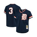 ミッチェル&ネス メンズ シャツ トップス Men's Alan Trammell Navy Detroit Tigers 1984 Authentic Cooperstown Collection Mesh Batting Practice Jersey Navy(4)