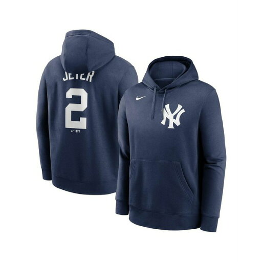 ナイキ メンズ パーカー・スウェットシャツ アウター Men's Derek Jeter Navy New York Yankees Player Name Number Club Pullover Hoodie Navy ナイキ メンズ パーカー・スウェットシャツ アウター Men's Derek Jeter Navy New York Yankees Player Name Number Club Pullover Hoodie Navy