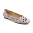 ジャーニーコレクション レディース サンダル シューズ Women's Kamrah Round Toe Dress Flats Lilac(4)