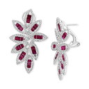 エフィー コレクション レディース ピアス&イヤリング アクセサリー EFFY Ruby (2-3/4 ct. t.w.) & Diamond (1-1/20 ...