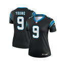 ナイキ レディース カットソー トップス Women's Bryce Young Carolina Panthers Legend Jersey Black