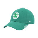 47ブランド レディース 帽子 アクセサリー Women's Kelly Green Boston Celtics Miata Clean Up Logo Adjustable Hat Kelly Green(4)