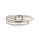 オールドトレンド レディース ベルト アクセサリー Women's Westland Leather Belt White