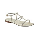 マーク・フィッシャー レディース サンダル シューズ Women's Maze Braided Caged Flat Sandals Gold Leather