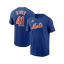 ナイキ メンズ シャツ トップス Men's Tom Seaver Royal New York Mets Cooperstown Collection Fuse Name Number T-Shirt Royal(4)