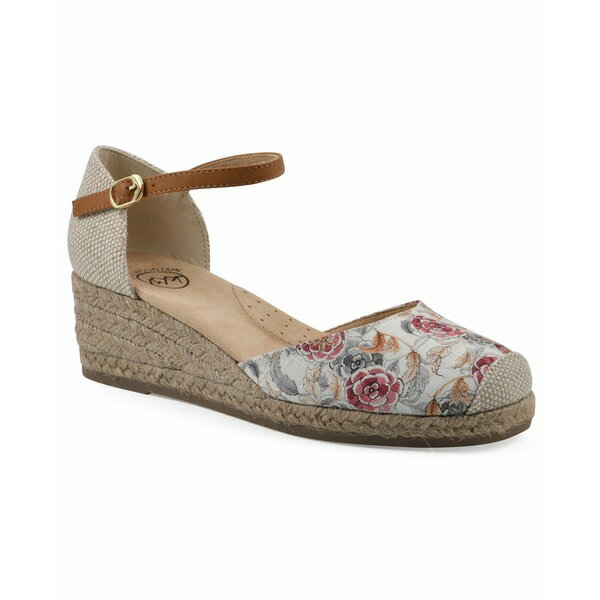 ホワイトマウンテン レディース サンダル シューズ Women's Maintain Espadrille Wedge Sandals Blush Fabric
