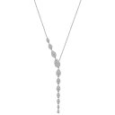 ラップド イン ラブ レディース ネックレス・チョーカー・ペンダントトップ アクセサリー Diamond Asymmetric Lariat Necklace ...