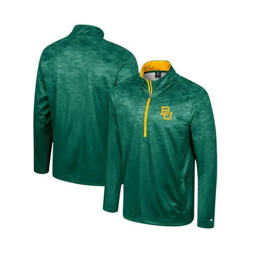 コロシアム メンズ ジャケット&ブルゾン アウター Men's Green Baylor Bears The Machine Half-Zip Jacket Green コロシアム メンズ ジャケット&ブルゾン アウター Men's Green Baylor Bears The Machine Half-Zip Jacket Green