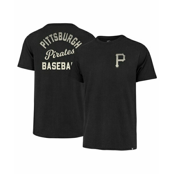 47֥   ȥåץ Men's Black Pittsburgh Pirates Turn Back Franklin ...