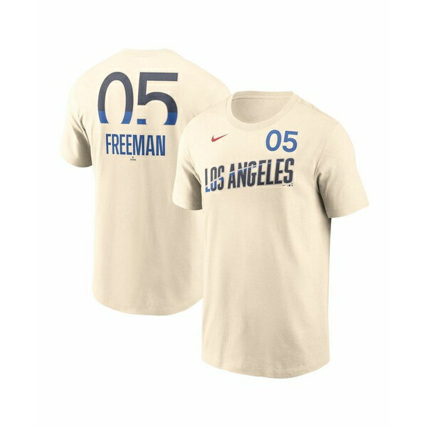 ʥ   ȥåץ Men's Freddie Freeman Cream Los Angeles Dodgers 2024 ...