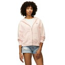 トミーヒルフィガー レディース パーカー・スウェットシャツ アウター Women's Full-Zip Logo Hoodie Precious Pink