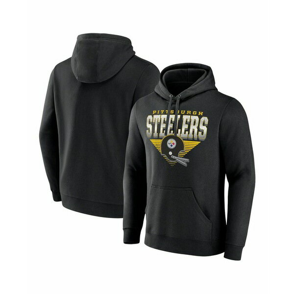 եʥƥ  ѡåȥ  Men's Black Pittsburgh Steelers Geometr...