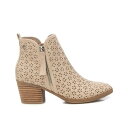 キシタイ レディース ブーツ シューズ Refresh Women's Fashion Booties with Side Zipper by Xti Beig...