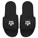 アイスライド メンズ サンダル シューズ Texas A&M Aggies ISlide Distressed Tonal Pop Slide Sandals Black