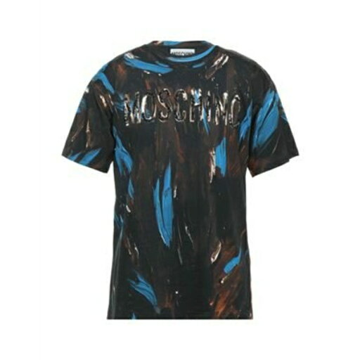 【送料無料】 モスキーノ メンズ Tシャツ トップス T-shirts Black 【送料無料】 モスキーノ メンズ Tシャツ トップス T-shirts Black