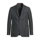 【送料無料】 イザイア メンズ ジャケット&ブルゾン アウター Blazers Grey