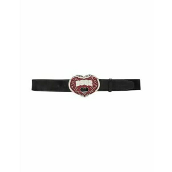【送料無料】 ディースクエアード メンズ ベルト アクセサリー Belts Black