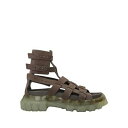 【送料無料】 リックオウエンス メンズ サンダル シューズ Sandals Green