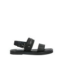 【送料無料】 モスキーノ メンズ サンダル シューズ Sandals Black