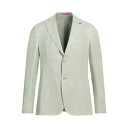 【送料無料】 イザイア メンズ ジャケット&ブルゾン アウター Blazers Green