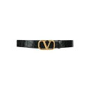 【送料無料】 ヴァレンティノ ガラヴァーニ メンズ ベルト アクセサリー Belts Black