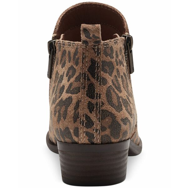 ラッキーブランド レディース ブーツ＆レインブーツ シューズ Women's Basel Leather Booties Leopard