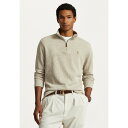 ラルフローレン メンズ ニット&セーター アウター ESTATE RIB QUARTER ZIP PULLOVER - Jumper - tuscan beige heat(4)