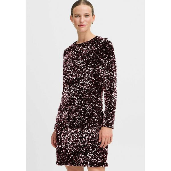 ビーヤング レディース ワンピース トップス Cocktail dress / Party dress - rose sequin mix