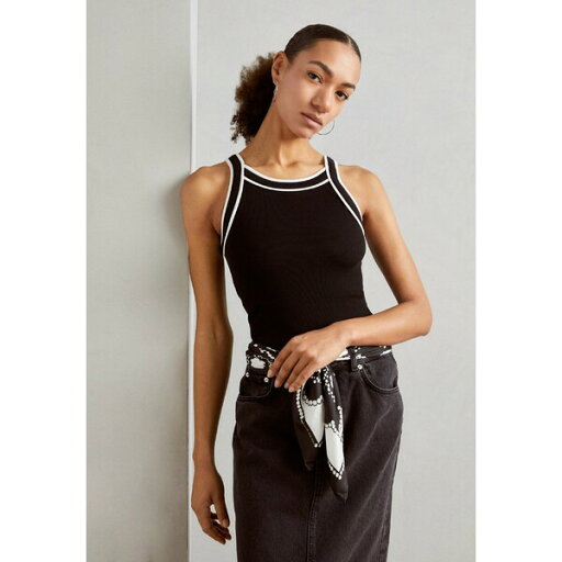 アンナ フィールド レディース Tシャツ トップス Top - black アンナ フィールド レディース Tシャツ トップス Top - black