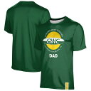 プロスフィア メンズ Tシャツ トップス Golden West College ProSphere Dad Logo Stripe TShirt Green