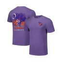 イメージワン メンズ シャツ トップス Men's and Women's Purple Clemson Tigers Hyper Local Palmetto Tiger T-Shirt Purple(4)