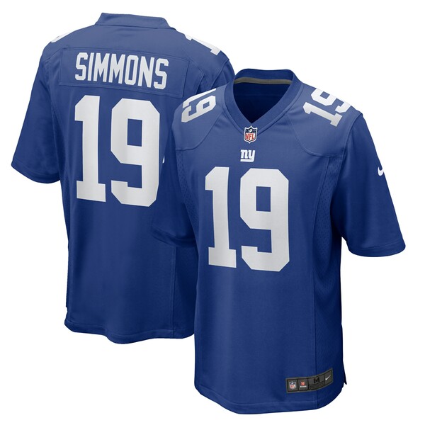 ナイキ メンズ ユニフォーム トップス Isaiah Simmons New York Giants Nike Team Game Jersey Royal