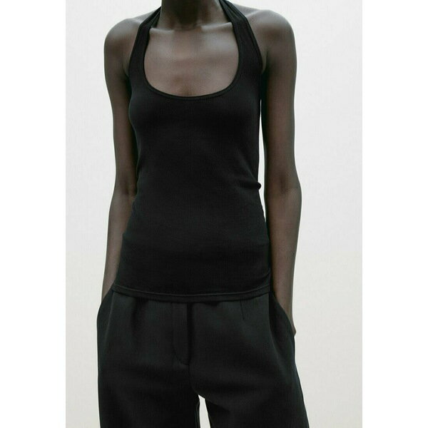 ޥå ɥåƥ ǥ T ȥåץ LIMITED EDITION - STRAPPY HALTERNECK - Top - black