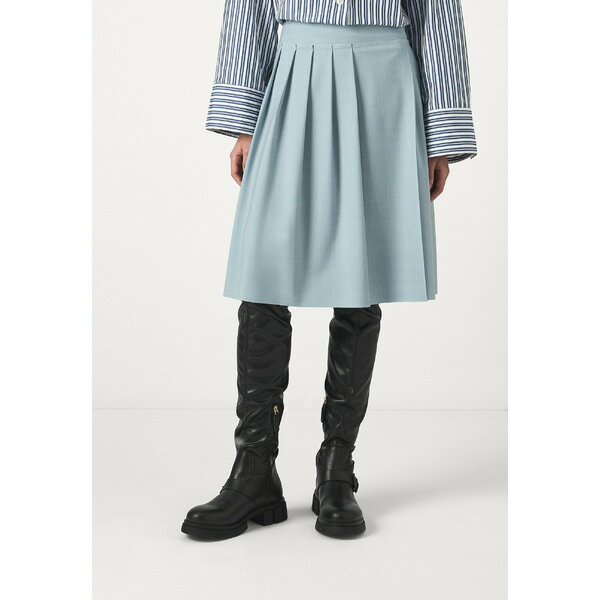 hCR[ fB[X XJ[g {gX ITANA - Pleated skirt - blue