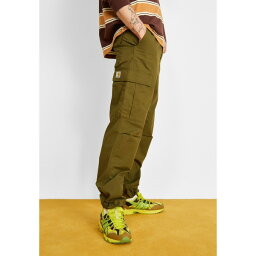 カーハート メンズ サンダル シューズ REGULAR PANT - Cargo trousers - highland rinsed