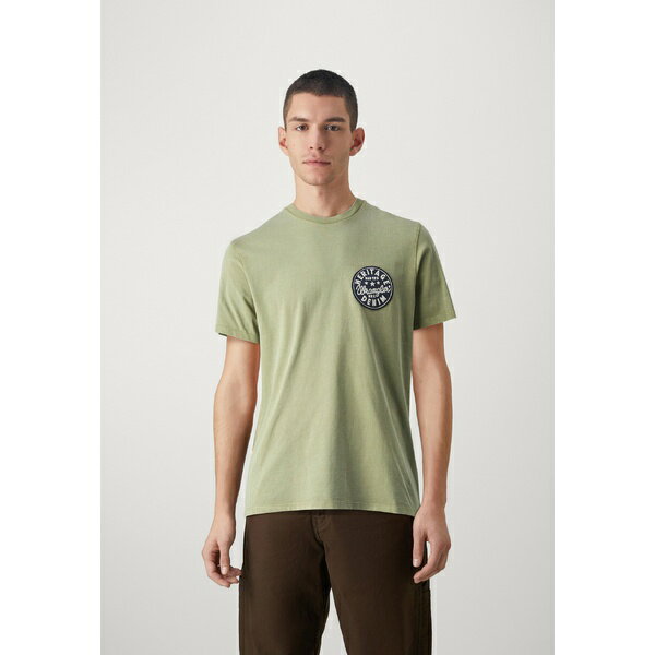 󥰥顼  T ȥåץ GRAPHIC TEE - Print T-shirt - dusty olive