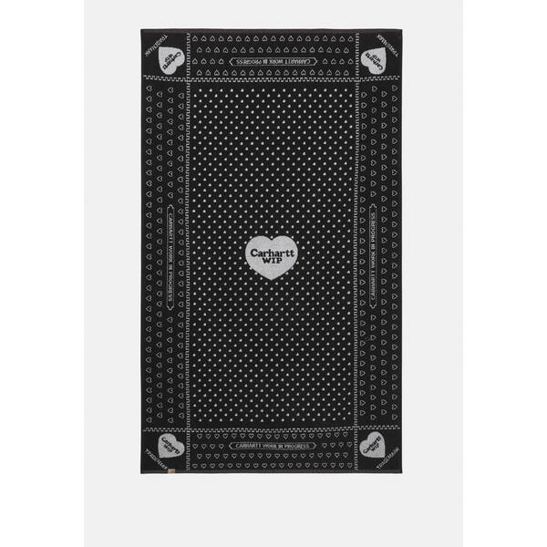 カーハート メンズ サンダル シューズ HEART BANDANA TOWEL UNISEX - Beach towel - black