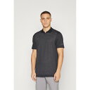 アディダス メンズ バスケットボール スポーツ TOUR STRIPE - Polo shirt - black